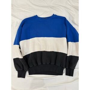 VTG 80s/90s Main Sail Color Block Crew Neck Pullover Sweatshirt Size Large